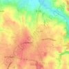 Carte topographique Kergoniou, altitude, relief