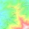Carte topographique Albania, altitude, relief
