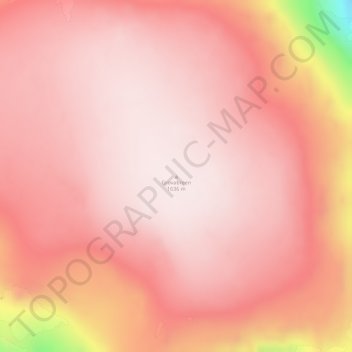 Carte topographique Grovabreen, altitude, relief