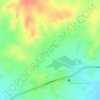 Carte topographique Chefferie de Ouro Booba Amte, altitude, relief