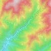 Carte topographique Valbona, altitude, relief
