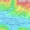 Carte topographique Berg, altitude, relief