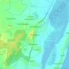 Carte topographique Thiruporur, altitude, relief