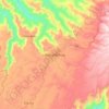 Carte topographique Debre Birhan, altitude, relief