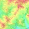 Carte topographique Le Pouyoulou-du-Levant, altitude, relief