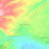 Carte topographique Canton Chantusnene, altitude, relief