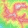 Carte topographique Rotwand, altitude, relief