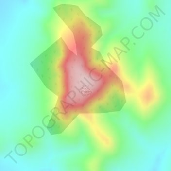 Carte topographique Morro da Figueira, altitude, relief