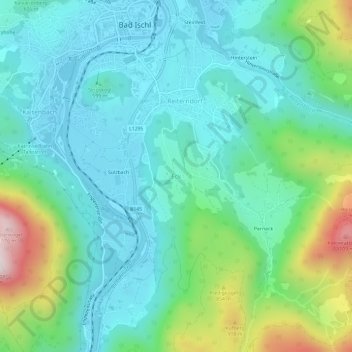 Carte topographique Eck, altitude, relief