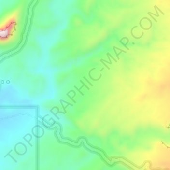 Carte topographique Hondu Country, altitude, relief