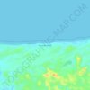 Carte topographique Praia de Xavier, altitude, relief