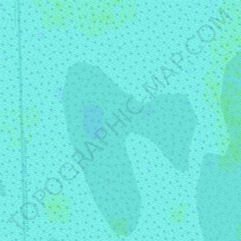 Carte topographique The Everglades, altitude, relief