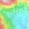 Carte topographique Sorgente, altitude, relief