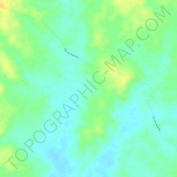 Carte topographique El Pozon, altitude, relief