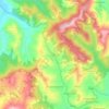Carte topographique Gonengo, altitude, relief