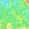 Carte topographique Babouantou, altitude, relief