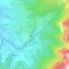Carte topographique Les Ours, altitude, relief