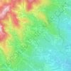 Carte topographique Les Chaffangeons, altitude, relief