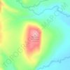 Carte topographique Pitchpine Mountain, altitude, relief