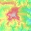 Carte topographique Blasenfluh, altitude, relief
