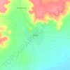 Carte topographique Touba, altitude, relief