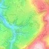 Carte topographique Auf der Wolfskaul, altitude, relief