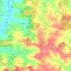 Carte topographique Putting, altitude, relief