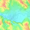 Carte topographique Le Joncas, altitude, relief