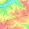Carte topographique Gournay, altitude, relief