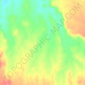 Carte topographique Bir Ali, altitude, relief