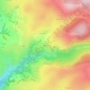 Carte topographique Condors, altitude, relief