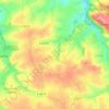 Carte topographique Niederstößwitz, altitude, relief