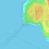 Carte topographique Black Point, altitude, relief