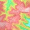 Carte topographique Bosseborn, altitude, relief