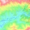 Carte topographique Brunhais, altitude, relief