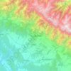 Carte topographique Dharamsala, altitude, relief
