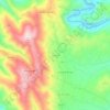 Carte topographique Semide, altitude, relief