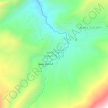 Carte topographique Tarbat n-Tirsal, altitude, relief