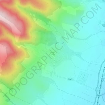 Carte topographique Zălan, altitude, relief