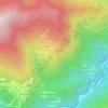 Carte topographique Crota d'Plenc (Pro Loco Bovile), altitude, relief
