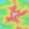 Carte topographique 太兴山, altitude, relief