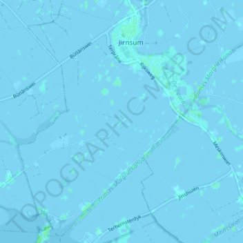 Carte topographique Abbenwier, altitude, relief