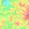 Carte topographique Oliveira, altitude, relief