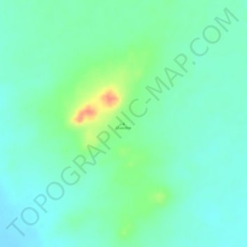 Carte topographique Ouazâne, altitude, relief