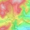 Carte topographique Kalteiche, altitude, relief