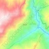 Carte topographique Manta, altitude, relief