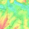Carte topographique Warchaix, altitude, relief