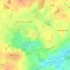 Carte topographique Schnarup, altitude, relief