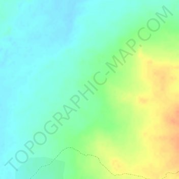 Carte topographique Dahr, altitude, relief