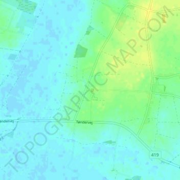 Carte topographique Dahler, altitude, relief